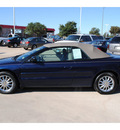 chrysler sebring 2006 dk  blue touring gasoline 6 cylinders front wheel drive automatic 77845