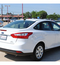 ford focus 2012 white sedan se flex fuel 4 cylinders front wheel drive automatic 76567