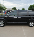 chrysler town and country 2008 black van limited gasoline 6 cylinders front wheel drive automatic 75034