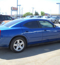 dodge charger 2009 blue sedan sxt gasoline 6 cylinders rear wheel drive automatic 79925