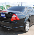 ford fusion 2012 black sedan sel gasoline 4 cylinders front wheel drive automatic with overdrive 78861