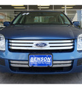 ford fusion 2009 blue sedan v6 se gasoline 6 cylinders front wheel drive automatic 78216