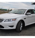 ford taurus 2012 white sedan sel gasoline 6 cylinders front wheel drive automatic 78861