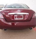nissan maxima 2012 dk  red sedan 3 5 s gasoline 6 cylinders front wheel drive cont  variable trans  75150