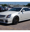 cadillac cts v 2012 white coupe gasoline 8 cylinders rear wheel drive automatic 77074