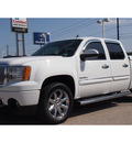 gmc sierra 1500 2010 white denali flex fuel 8 cylinders all whee drive automatic with overdrive 77802