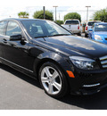 mercedes benz c300 2011 black sedan gasoline 6 cylinders rear wheel drive automatic with overdrive 77581