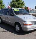 plymouth grand voyager 1993 gray van se v6 automatic 80229