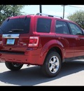 ford escape 2012 tordr red met suv limited flex fuel 6 cylinders front wheel drive shiftable automatic 75041