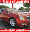 cadillac cts 2011 red coupe 3 6l performance gasoline 6 cylinders rear wheel drive automatic 75067