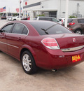 saturn aura 2008 red sedan xe gasoline 6 cylinders front wheel drive automatic 77375