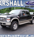 ford f 250 super duty 2008 black lariat diesel 8 cylinders 4 wheel drive not specified 75672