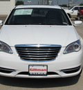 chrysler 200 2012 white sedan touring gasoline 4 cylinders front wheel drive automatic with overdrive 77099