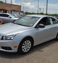 chevrolet cruze 2011 silver sedan ls gasoline 4 cylinders front wheel drive automatic 78550