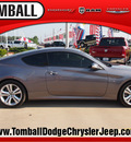hyundai genesis coupe 2011 silver coupe 3 8 gasoline 6 cylinders rear wheel drive automatic 77375
