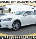 lexus gs 350 2013 white sedan gasoline 6 cylinders rear wheel drive automatic 77546