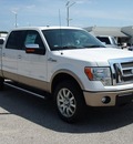ford f 150 2012 white king ranch gasoline 6 cylinders 4 wheel drive automatic 77375
