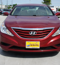 hyundai sonata 2011 red sedan gls gasoline 4 cylinders front wheel drive automatic 75070