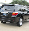 toyota highlander 2010 black suv limited gasoline 6 cylinders front wheel drive shiftable automatic 77074
