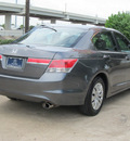 honda accord 2011 dk  gray sedan lx gasoline 4 cylinders front wheel drive automatic with overdrive 77074