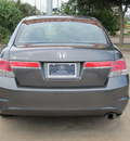 honda accord 2011 dk  gray sedan lx gasoline 4 cylinders front wheel drive automatic with overdrive 77074