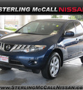 nissan murano 2009 dk  blue suv sl gasoline 6 cylinders front wheel drive automatic with overdrive 77477