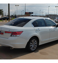 honda accord 2012 white sedan ex l v6 gasoline 6 cylinders front wheel drive automatic with overdrive 77034
