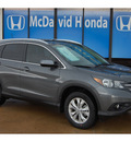 honda cr v 2012 dk  gray suv ex l w dvd gasoline 4 cylinders front wheel drive automatic with overdrive 77034