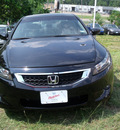 honda accord 2009 black coupe ex l v6 w navi gasoline 6 cylinders front wheel drive automatic 75606