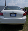 honda accord 2009 white sedan ex l gasoline 4 cylinders front wheel drive automatic 75606