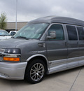 chevrolet express cargo 2012 gray van 1500 conversion flex fuel 8 cylinders rear wheel drive not specified 76051
