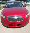 chevrolet cruze 2012 cryst red sedan eco gasoline 4 cylinders front wheel drive not specified 76051