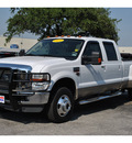 ford f 350 super duty 2010 white lariat diesel 8 cylinders 4 wheel drive automatic 78216