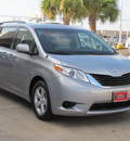 toyota sienna 2011 silver van le 8 passenger gasoline 6 cylinders front wheel drive automatic with overdrive 77074