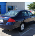 honda accord 2007 dk  blue sedan value package gasoline 4 cylinders front wheel drive automatic 77566