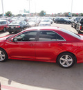 toyota camry 2012 red sedan se gasoline 4 cylinders front wheel drive 6 speed automatic 76053