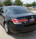 honda accord 2012 black sedan ex v6 6 cylinders automatic 75034