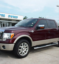 ford f 150 2010 dk  red king ranch 8 cylinders automatic 76011