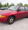 ford escort 1995 red hatchback lx gasoline 4 cylinders front wheel drive automatic 46168