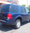 ford explorer 2005 blue suv xlt flex fuel 6 cylinders 4 wheel drive 5 speed automatic 46168