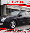ford fusion 2007 black sedan v6 sel gasoline 6 cylinders front wheel drive automatic 76011