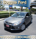 ford focus 2012 gray sedan se flex fuel 4 cylinders front wheel drive automatic 78501