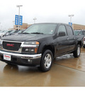 gmc canyon 2012 black sle gasoline 5 cylinders 2 wheel drive automatic with overdrive 77656