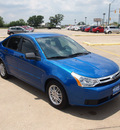 ford focus 2011 blue sedan se gasoline 4 cylinders front wheel drive automatic 76049