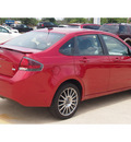 ford focus 2011 dk  red sedan sport ses gasoline 4 cylinders front wheel drive automatic with overdrive 76567