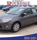 ford focus 2012 gray sedan se flex fuel 4 cylinders front wheel drive 6 speed automatic 76567