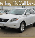 lexus rx 350 2010 white suv gasoline 6 cylinders front wheel drive shiftable automatic 77074