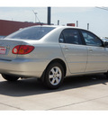 toyota corolla 2004 gray sedan le gasoline 4 cylinders front wheel drive automatic with overdrive 78232