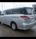nissan quest 2011 silver van gasoline 6 cylinders front wheel drive cont  variable trans  77338