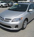 toyota corolla 2011 silver sedan le gasoline 4 cylinders front wheel drive automatic 62863